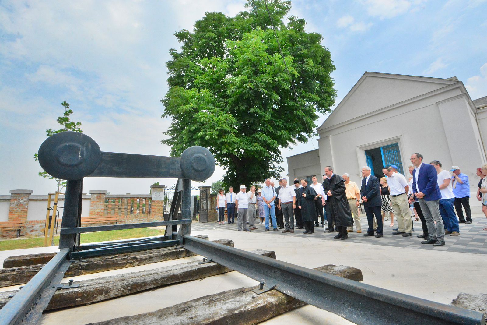 A Mártírok Emlékcsarnokában emlékeztek a holokauszt fehérvári áldozataira